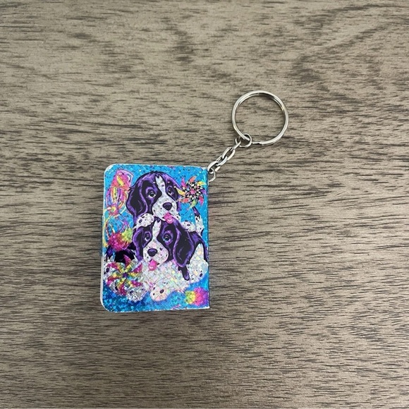 Lisa Frank Mini Notebook Keychain - Picture 2 of 4